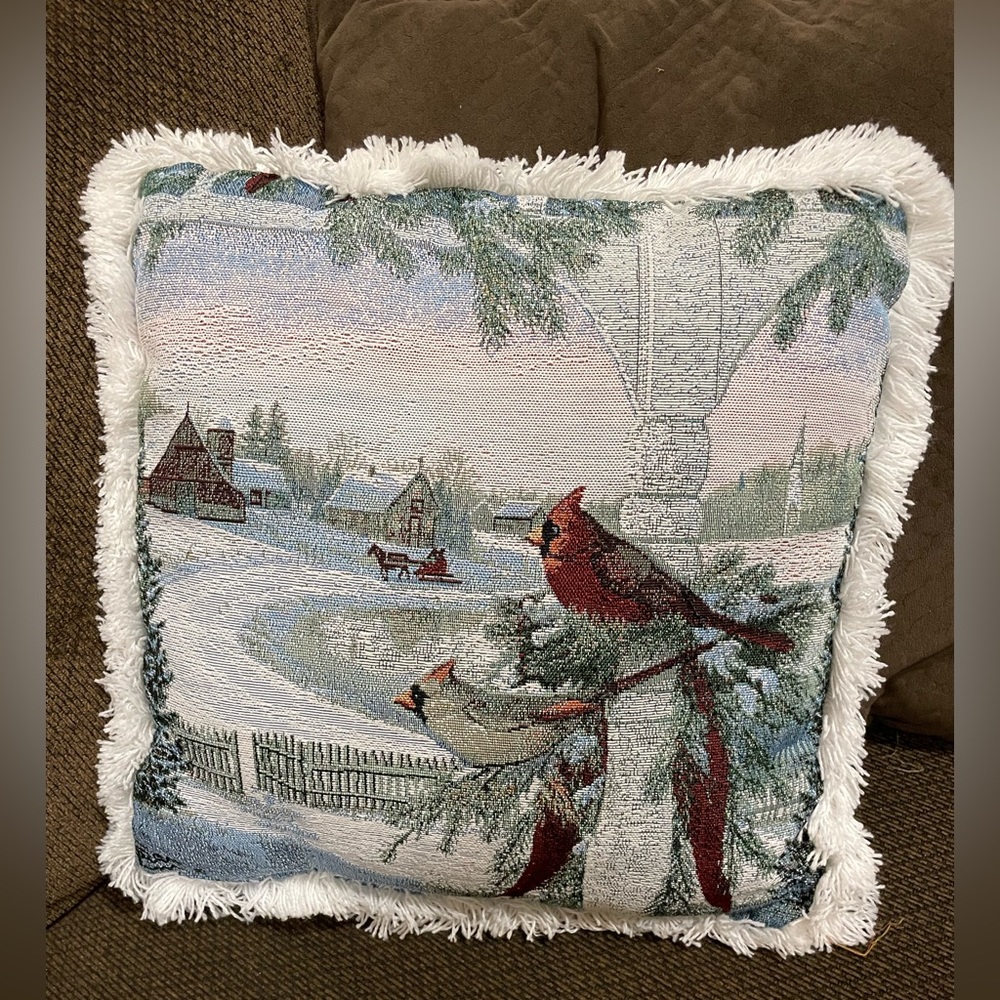 Winter Decorative Pillow Decor Mohawk Made in USA